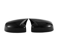 Calotta Specchietto Retrovisore Per Ford Per Focus MK3 2012-2018 Copertura Specchietto Retrovisore Laterale Calotta Parafango Corno Bue Rivestimento Esterno Specchietto(Nero lucido)