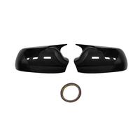 Calotta Specchietto Retrovisore Per Mazda 2 3 6 2003-2008 Copertura Specchietto Retrovisore Laterale Tappo Ala Porta Esterna Custodia Vista Posteriore In Fibra Di Carbonio(Gloss Black)