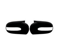 Calotta Specchietto Retrovisore Per Mercedes Per Benz Classe E C W211 W203 2001-2007 Calotta Specchietto Retrovisore Laterale LHD Carbon Black Calotta Specchio(Nero lucido)