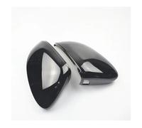 Calotta Specchietto Retrovisore Per Per Golf 8 MK8 R Per GTI Per Rline 2020-2022 Retrovisore Coperture Con Lane Assist Ala Laterale Vista Posteriore Specchio Caso Copertura Cap(Gloss Black)