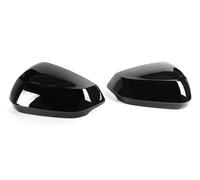 Calotta Specchietto Retrovisore per Q2 SQ2 Q3 RSQ3 2017-2024 Fibra Carbonio Look Copertura Specchietto Retrovisore Tappi Specchietti Laterali Calottina Base Specchio(Nero Lucido)