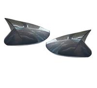 Calotta Specchietto Retrovisore Per Russo Per Moderno Per Solaris 1a Per Generazione 2010-2014 2X Calotte Copri Specchietti Laterali Auto Coppia Calotte(Carbon with light)
