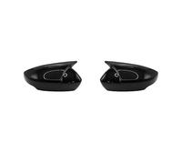 Calotta Specchietto Retrovisore Per Skoda Per Fabia 2015-2020 Per Rapid 2016-2023 Copertura Specchietto Retrovisore Laterale Auto Tappo Parafango Adesivo Rivestimento(Nero lucido)