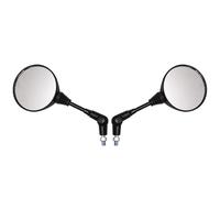 calotta specchietto Specchietto retrovisore laterale universale nero da 10 mm per moto specchietto anticaduta pieghevole rotondo Copre gli specchi