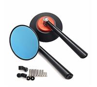 calotta specchietto Specchietto retrovisore per moto rotondo multicolore in alluminio CNC, universale, per, 8 mm/10 mm(N)