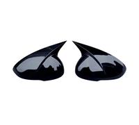 Calotta Specchio Compatibile Con Kia Per K5 Per Optima 2020 2021 Copri Specchietto Retrovisore Auto Nero Tappi Laterali Parafango Ricambi Accessori(Bright black)
