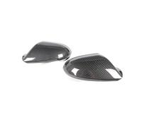 Calotta Specchio Compatibile Con Per A6 Per S6 Per RS6 2011 2012 2013 2014 2015 2016 2017 2018 Copertura Laterale Posteriore Fibra Carbonio Nera Auto(Carbon pattern)