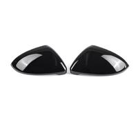 Calotta Specchio Compatibile Con Per Golf MK7 2013 2014 2015 2016 2017 2018 2019 Coppia Copri Specchietti Retrovisori Fibra Carbonio Lucido Accessori Posteriori(Bright black A pair)