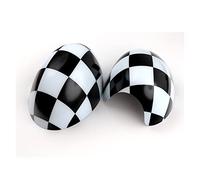 CALOTTA SPECCHIO Per Mini Per One Per Cooper S Per Hatchback Per Convertible R50 R52 R53 Copri Specchietti Retrovisori Per Auto Decorazione Auto Copri Specchietto Retrovisore(Checker)