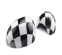 CALOTTA SPECCHIO Per Mini Per One Per Cooper S Per Hatchback Per Convertible R50 R52 R53 Copri Specchietti Retrovisori Per Auto Copri Specchietto Retrovisore(Checker,Left-hand drive)