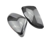 CALOTTA SPECCHIO Per Passat B7 Per Scirocco Per Beetle CC Per Eos Per JETTA MK6 Copertura Specchietto Retrovisore Sostitutiva Motivo Fibra Carbonio Calotta Specchietto Retrovisore(Carbon Look black)