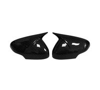 Calotta Specchio Per Volvo C30 S40 S80 | Copertura Specchietto Copertura Per Specchietto Retrovisore Laterale Per Auto Con Guida A Sinistra LHD(Carbon Fiber Black)