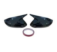 Calotta Specchio Per VW Per POLO 2011 2012 2013 | Copertura per specchietto retrovisore laterale, adesivo, copri specchietto, accessori esterni(Nero)