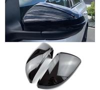 Calotta Specchio Retrovisore a Sinistra Destra Coperchi a specchio laterale per VW Golf 6 Mk6 2009-2014 per VW T-ouran 2011-2015. (Nero Brillante)