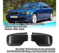 Calotta Specchio Retrovisore Adesivo Per BMW Serie 3 E46 1999-2005 5 E39 1998-03