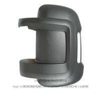 Calotta specchietto a braccio corto nera dx per Peugeot Boxer dal 2006