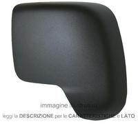 Calotta specchietto retrovisore nera guida sx per Peugeot Bipper