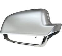 CALOTTA SPECCHIO RETROVISORE PER AUDI A3 2010-2012 DESTRA CROMATA SIDE ASSIST
