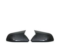 Calotta Specchio Retrovisore Per Ford Per Mustang 2015 2016 2017 2018 2019 2020 1 coppia Corno Stile Retrovisore Laterale Copertura Dello Specchio Caps Copri Specchietto Retrovisore(No lights Carbon)