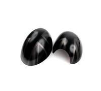 Calotta Specchio Retrovisore Per Mini Per Cooper R50 R52 R53 Modello Manuale Con Guida A Sinistra Decorazione Alloggiamento Specchietto(Black and gray)