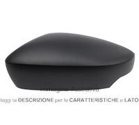 Calotta specchietto retrovisore nera passeggero dx per Skoda Rapid Spaceback