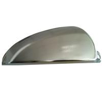 Calotta specchietto retrovisore satinata sx per Smart Fortwo 2007-2014