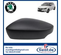 CALOTTA SPECCHIO SPECCHIETTO RETROVISORE SINISTRO NERA SKODA FABIA DAL 01/2015