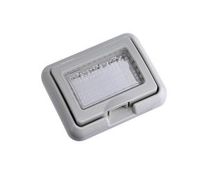 Calotta stagna 3 moduli custodia Ip55 grigia per supporto anche con Matix