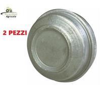CALOTTA TAPPO COPERCHIO D.90 MM COPRIMOZZO ASSE RUOTA RIMORCHIO CARRELLO ASSE