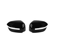 Calotte Degli Specchietti 2 Pezzi Per Kia Per Telluride 2020-2025 In Fibra Di Carbonio Rivestimento Specchietto Retrovisore Laterale Nero Brillante LHD RHD Calotta Specchio(Nero)