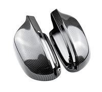Calotte Degli Specchietti Calotta Specchio Per Audi A4 S4 A5 S5 A6 S6 A8 S8 Q3 SQ3 A3 D3 8P 4F C6 In Fibra Carbonio Look Nero Ricambio B8 8K Copertura Dello Specchio (Colore : Carbon Look black)