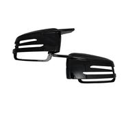 Calotte degli Specchietti Copertura Specchio per Mercedes per Benz W176 W246 W212 W204 C117 X156 X204 W221 C218 ABCES per CLA GLA Classe GLK Calotte Specchio(Bright Black)