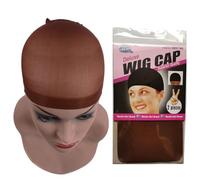 Calotte Per Parrucche 10 pezzi di retina for capelli for intrecciare parrucche in rete elasticizzata marrone nero for realizzare, retine for dimensioni libere(Color2)