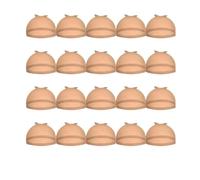 Calotte Per Parrucche 20 pezzi/10 confezioni di cuffie for parrucche in rete elasticizzata - retina for capelli dimensioni standard for retine for e vestibilità comoda sicura(Light brown)