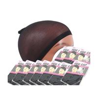 Calotte Per Parrucche Calza for parrucca 20 pezzi for nera for, for, in nylon elasticizzato for, for da donna(Jet-black)
