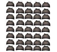 Calotte Per Parrucche Cuffia for parrucca, cuffia for trasparente, sottile in nylon, copricapo multifunzionale e comodo(Black 40 Pcs)