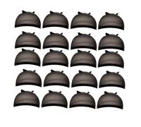 Calotte Per Parrucche Cuffia for parrucca, cuffia for trasparente, sottile in nylon, multifunzionale, comoda, copricapo resistente, nero, 20 pezzi(Black 20 Pcs)