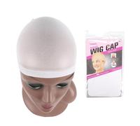 Calotte Per Parrucche Top Stocking Wig Cap Hair Net For Weave 10pcs Nets Black Brown Stretch Mesh For Making Parrucche Size(White)