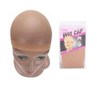 Calotte Per Parrucche Top Stocking Wig Cap Hair Net For Weave 10pcs Nets Black Brown Stretch Mesh For Making Parrucche Size(Skin)