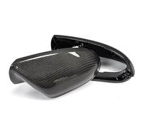 Calotte per specchietti retrovisori Calotta Specchietto Retrovisore Laterale Di In Fibra Di Carbonio Per A6 C7 2012 2013 2014 -UP S6 RS6 2013-UP(Without Lane Assist)