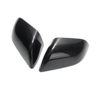 Calotte Ricambio Specchiett 2PCS Copri specchietti laterali per Model 3+ 2024 Highland ABS Tappo specchietto retrovisore in fibra carbonio Lato passeggero e lato guida