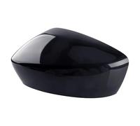 Calotte Ricambio Specchiett Tappo di copertura specchietto retrovisore laterale sinistro nero ABS per 3 per Axela 2014 2015 2016