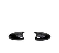 Calotte Ricambio Specchietti Esterni 2 Pezzi Di Plastica ABS Stile Pipistrello Specchietti Copri Specchietti Retrovisori Copertura Compatibile Pianoforte Nero Per Renault Per Clio 5 MK5 Specchietto Re