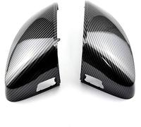 Calotte Ricambio specchietti Esterni per Audi A3 S3 8V RS3,Calotta Specchio Laterale Copri Retrovisori Tappo Ricambio,Carbon Fiber-with Side Assist