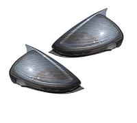 Calotte ricambio specchietti esterni Per F&ord Per Focus 2019-2021 MK4 ST/stline Forma Di Corno Tappi Di Copertura Specchietti Esterni Laterali Con Canale Di Guida Accessori Auto Calotte specchietti (