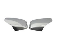 Calotte ricambio specchietti esterni Per Mitsubishi L200 Per Triton 2006 2007 2008 2009 2010 2011 2012 2013 2014 ABS Auto Copertura Dello Specchio Doppia Cabina Calotte specchietti ( Color : Chrome )