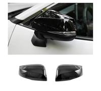 Calotte Specchiett Per Toyota Per RAV4 2019-2024 Lato esterno Copertura specchietto retrovisore Porta Modanatura laterale, Nero lucido Accessori di ricambio 2 pezzi gusci specchietti laterali