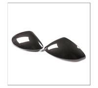 Calotte Specchiett Specchietto retrovisore laterale per auto fibra carbonio ABS Decora rivestimento copertura per Romeo per Stelvio per Giulia Accessori esterni auto gusci specchietti laterali(D)