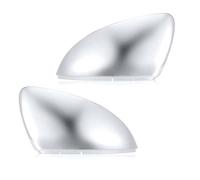Calotte specchietti 2 pezzi, for VW, for Golf, MK7 7.5 GTI 7 7R Copri specchietti retrovisori Copri specchietto retrovisore Carbon Look Nero lucido Copri specchietto cromato opaco(Matte Chrome)