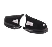 Calotte specchietti Compatibile Con BMW Per F10 F11 2010 2011 2012 2013 Tappi Di Ricambio Per Specchietti Retrovisori Laterali Posteriori In Fibra Di Carbonio Nero Lucido Accessori